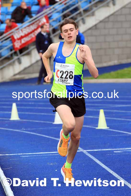 Mens under-17s 2022 Northern Road Relays, SportsCity, Manchester. Photo: David T. Hewitson/Sports for All Pics